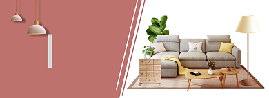 简约创意家居淘宝banner背景