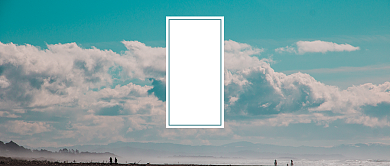 蓝色处暑风景首图背景