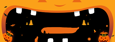 万圣节淘宝电商banner图背景