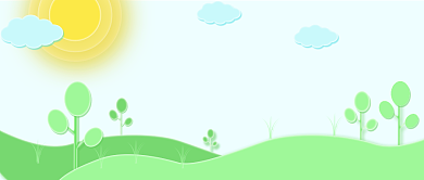 六月绿色简约季节公众号首图背景