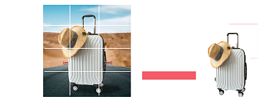 旅行箱包淘宝直通车图片背景