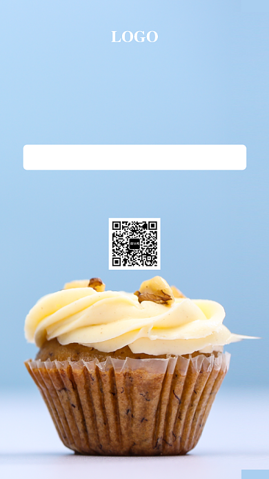 简约清新DIY蛋糕手机海报背景