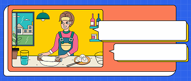 美食课程直播课互动课堂微信公众号素材图片背景