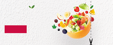 水果优惠券背景