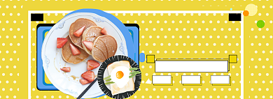 外卖狂欢海报banner背景