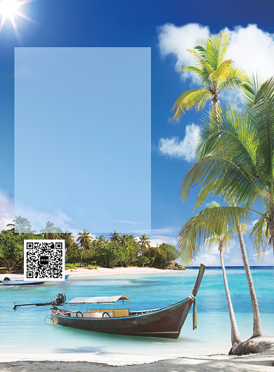 普吉岛旅游海报背景