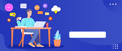 高效远程办公指南微信公众号素材图片背景