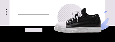 松糕鞋淘宝电商banner图背景