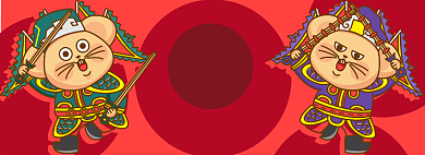 国潮电商淘宝banner图背景