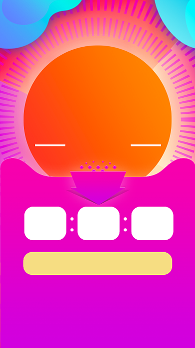 双十一双十二时尚彩色实时销售战报手机海报背景