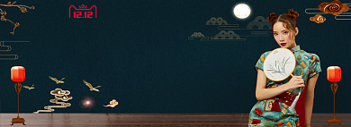 决战双十二淘宝banner背景