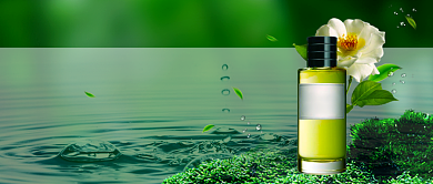 盛夏肌肤首图背景