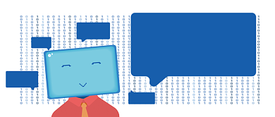 世界互联网大会卡通手绘手机首图背景