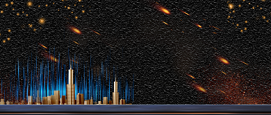 金色大气恢弘房地产广告微信公众号素材图片背景
