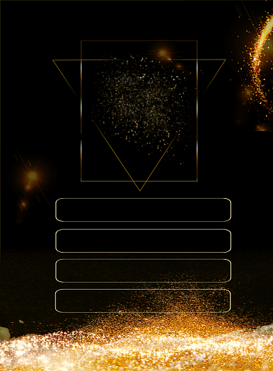 大气黑金年会流程印刷海报背景