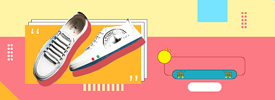 男鞋天猫大促海报banner背景