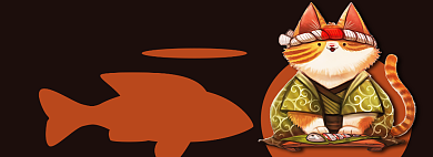 猫咪零食优惠券淘宝电商banner图背景