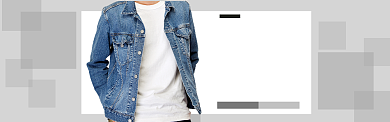 灰色调男装新品促销banner背景