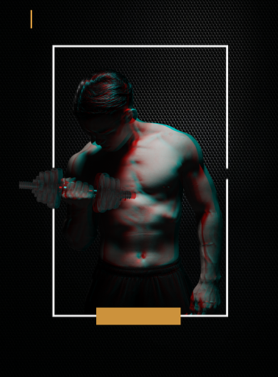 有氧运动健身宣传海报背景