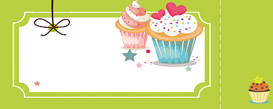 蛋糕代金券背景