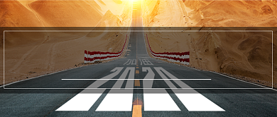 2020新年加油春光与你共赴微信公众号素材图片背景