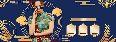 年货节海报banner背景