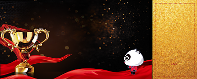 颁奖晚会入场券背景