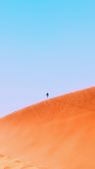 陆行摄影沙漠荒野手机壁纸海报背景