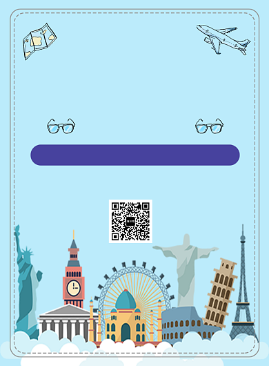 欧洲旅游特惠团创意海报插画印刷海报背景