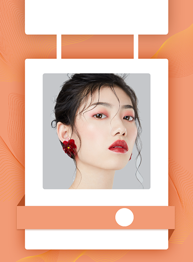 简约潮流美发理发剪发促销宣传海报背景