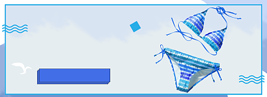 泳衣淘宝电商banner图背景