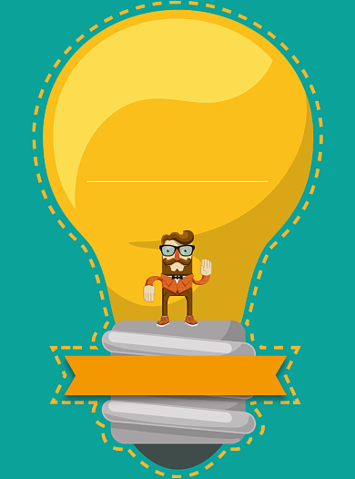 创意时尚招聘纳新宣传单背景