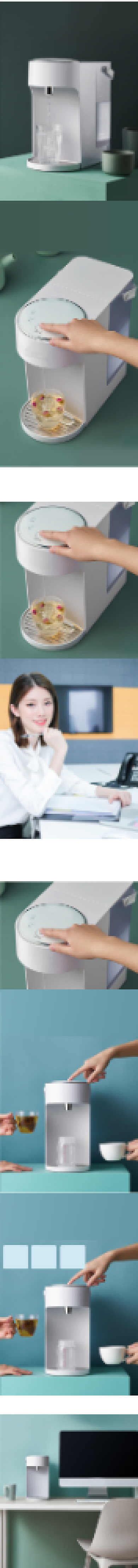 立式冷热家用台式小型全自动冰温热饮水机淘宝banner背景