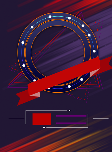 商务双11促销印刷海报背景