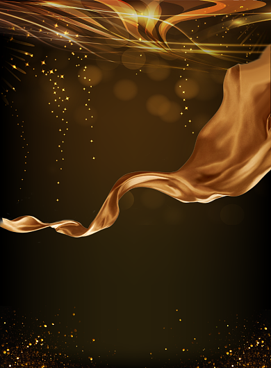 高端金色企业年会庆典商业印刷海报背景