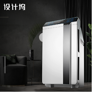 数码家居风格空气净化器淘宝直通车图片背景
