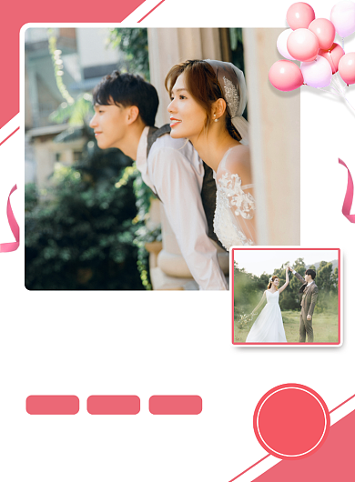 粉色浪漫唯美清新婚纱婚纱摄影印刷海报背景