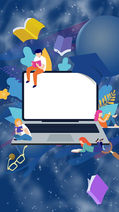 世界母语日手机海报背景