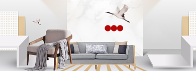 新年家装海报banner背景