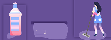 消毒产品电商淘宝banner图背景