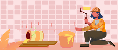 装修找我们公众号首图背景