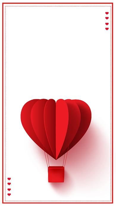 红色简约爱在七夕一路有你海报背景