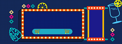 双11不打折海报banner背景