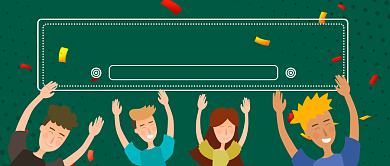 深绿色青年举手欢庆中国加入世贸18周年微信公众号素材图片背景