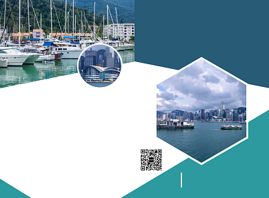 景点旅游宣传广告印刷二折页背景