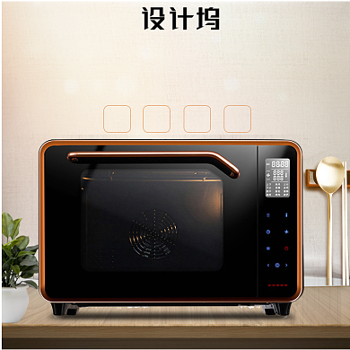 小家电微波炉烤箱主图背景