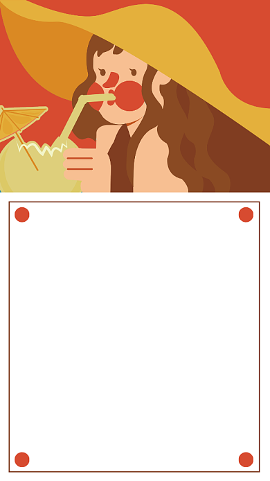 扁平插画2020搞笑年终账单手机海报背景