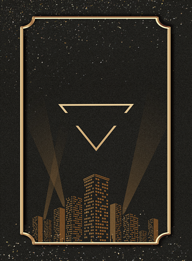 黑金简约创意盛大开盘邀请函宣传海报背景