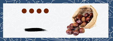 当季新鲜板栗淘宝banner背景