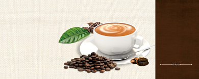 咖啡优惠券背景